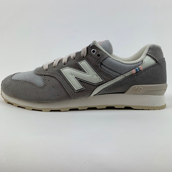 NEW BALANCE J.CREW Gray Suede 696 Sneakers Tennis - Picture 5 of 7